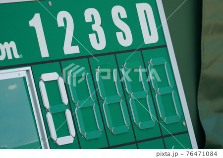 テニスの得点板 テニスの得点板 76471084