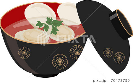 はまぐり　お吸い物 76472739