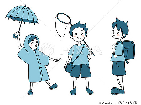 男のイラストセット 男のイラストセット 76473679