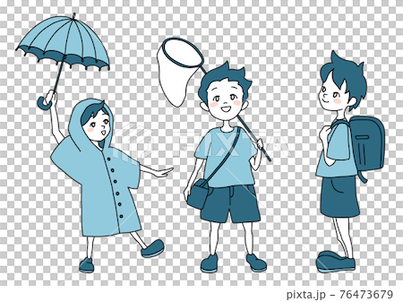 男のイラストセット 男のイラストセット 76473679