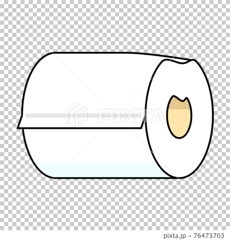 芯の潰れたトイレットペーパー 芯の潰れたトイレットペーパー 76473703