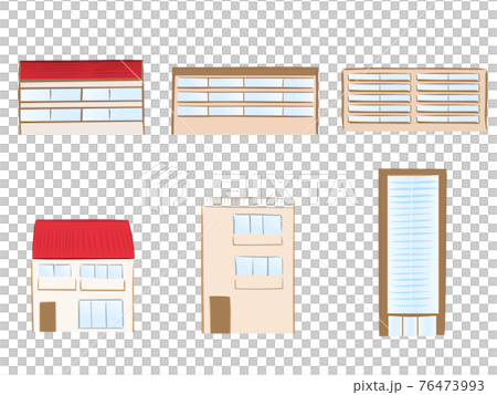 Illustration set of dwelling Illustration set of dwelling 76473993