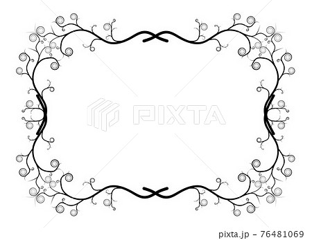 Silhouette of vine isolated on white background. Ivy arch vector illustration. Dead tree. Picture frame. Silhouette of vine isolated on white background. Ivy arch vector illustration. Dead tree. Picture frame. 76481069