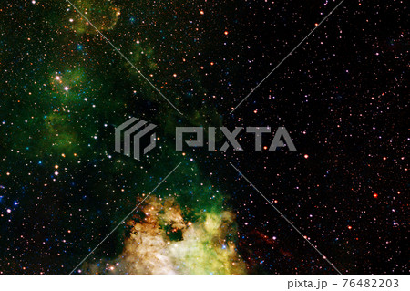 Outer space art. Starfield. Elements of this image furnished by NASA. 76482203