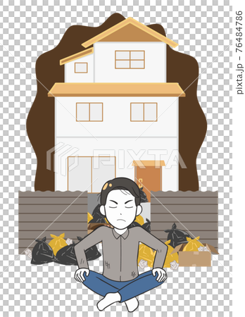 家 ゴミ屋敷 3階建て 拒否する男性 家 ゴミ屋敷 3階建て 拒否する男性 76484786