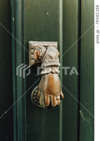 vintage antique door handle texture retro background 76485166