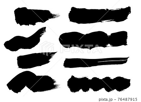 和風の背景素材の 太い毛筆のテクスチャー 墨で描いた複数のラインのイラストのイラスト素材