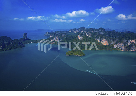 View from above, stunning aerial view of the Ao Nang Tower 76492470