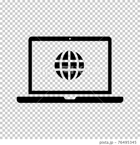 Earth International Internet PC Icon (Silhouette) 76495345