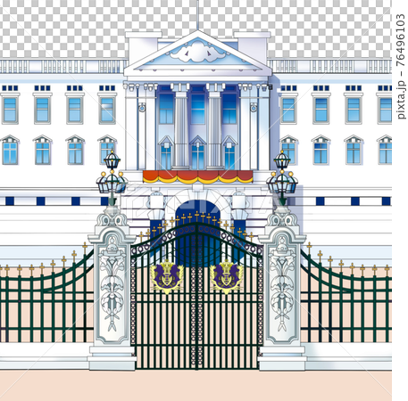 Buckingham Palace London Stock Illustration