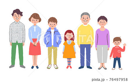 3世代家族 76497958