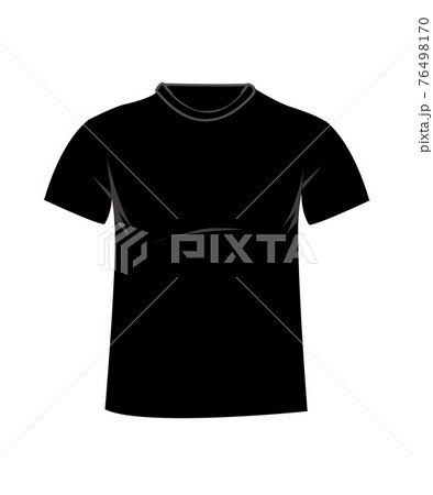 Blank T Shirt Template Frontのイラスト素材
