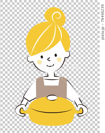 一個女人做飯 一個女人做飯 76498239