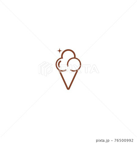 Ice cream logo icon design  vector template illustration 76500992
