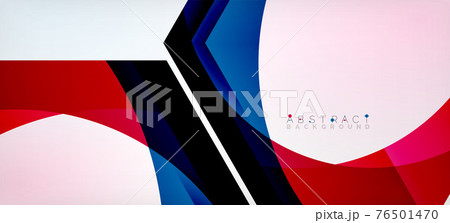 Vector color hexagons geometric abstract background 76501470