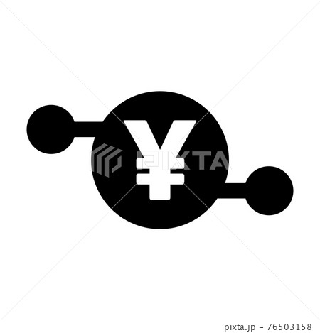 Digital Yuan symbol icon vector currency for digital transactions for asset and wallet in a flat color glyph pictogram illustration 76503158