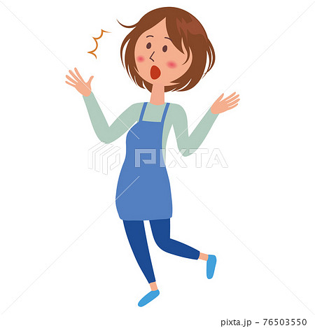 驚く　女性 76503550