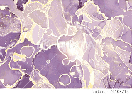 Violet, purple, and gold stone background with texture of marble 76503712