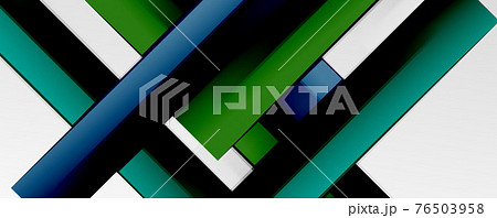 Color abstract lines trendy geometric background for business or technology presentation, internet poster or web brochure cover, wallpaper 76503958