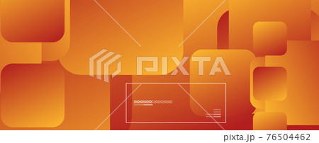 Square shapes composition geometric abstract background. 3D shadow effects and fluid gradients. Modern overlapping forms 76504462