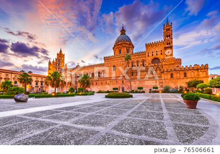 Palermo, Italy. Norman Cathedral in Sicily 76506661