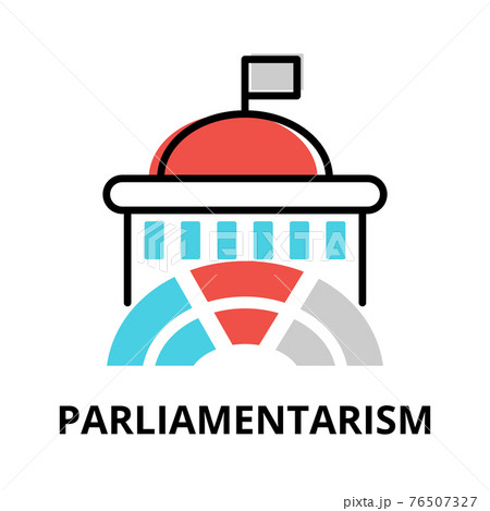 Parliamentarism icon concept, politics collection 76507327