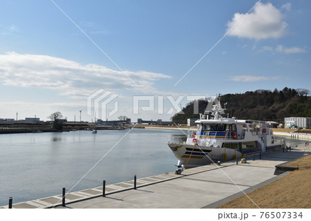 春の宮城石巻市旧北上川 春の宮城石巻市旧北上川 76507334