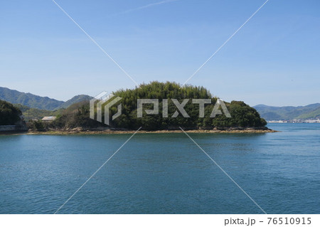 佐木島の佐木島灯台 広島 佐木島の佐木島灯台 広島 76510915