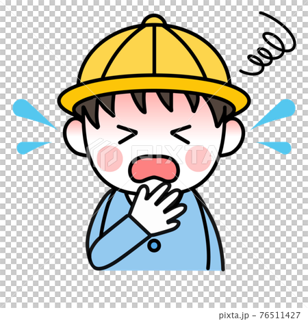 Poor physical condition, kindergarten boy Poor physical condition, kindergarten boy 76511427