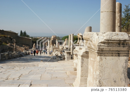 The ruins of a Greek city of Ephesus, Turkey. The ruins of a Greek city of Ephesus, Turkey. 76513380