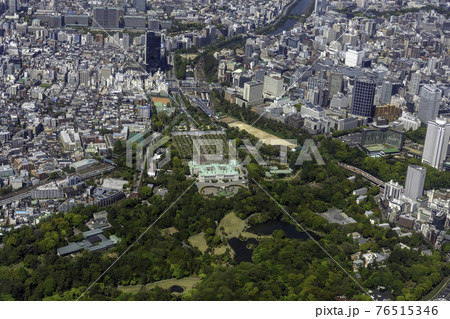 赤坂の迎賓館付近を空撮 76515346