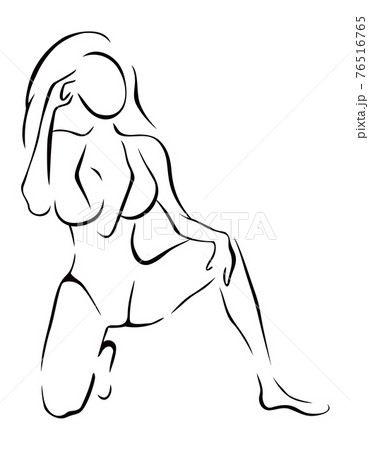 Young sexy woman in a swimsuit 76516765