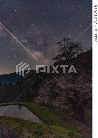 駒つなぎの桜と天の川 駒つなぎの桜と天の川 76517636