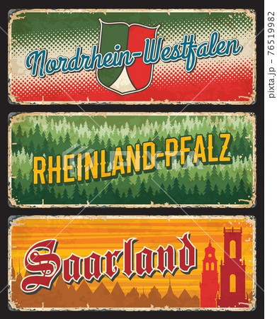 Germany Rheinland Pfalz, Saarlad, Westfalien signs 76519982