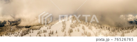 Aerial Panoramic View of Canadian Nature Landscape 76526765