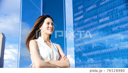 Asian successful business woman 76528980