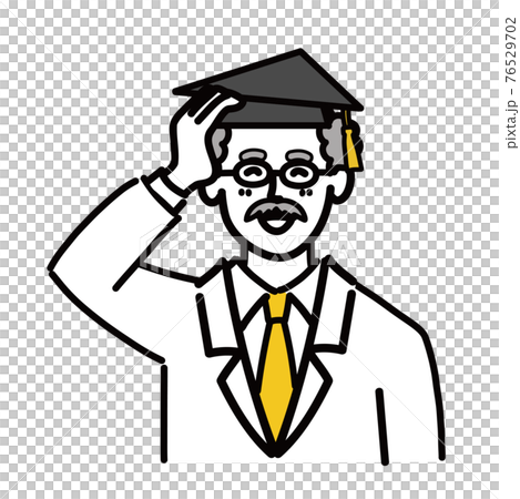 Doctor, senior doctor, doctor, male, pop, shy medical expression 76529702