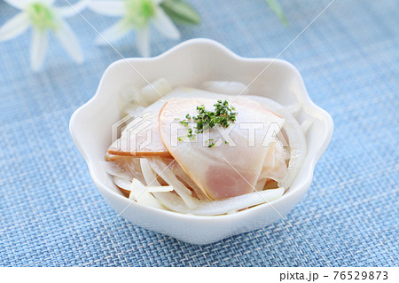 新たまねぎとハムのマリネ 76529873