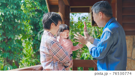 grandparents have fun with girl grandparents have fun with girl 76530774