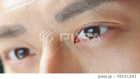 close up of male eye close up of male eye 76531391