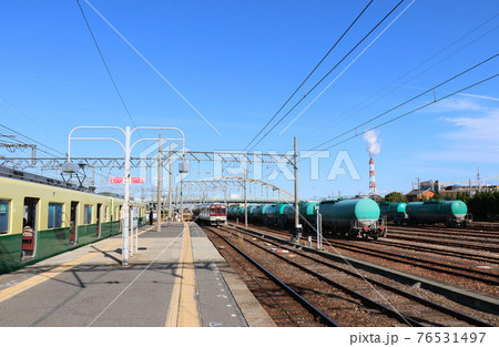 近鉄　塩浜駅構内 76531497