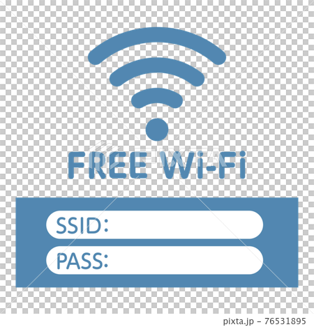 FREE Wi-Fiのアイコン FREE Wi-Fiのアイコン 76531895
