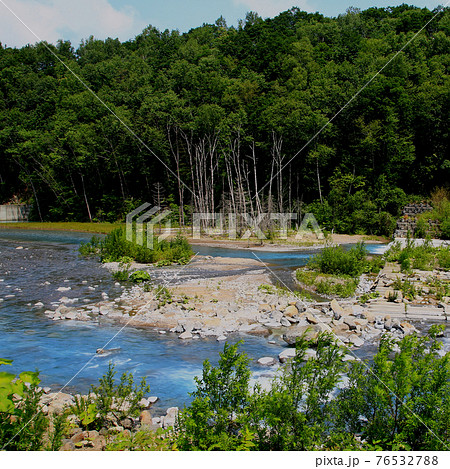 北海道　青い池 76532788