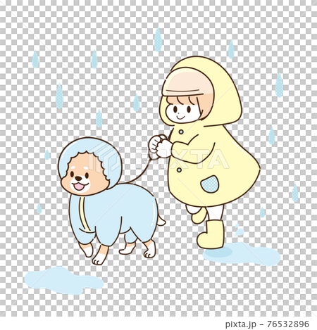 在雨中散步 76532896
