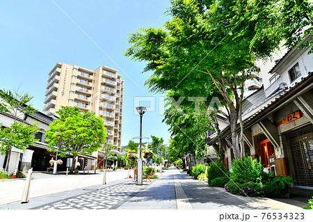 長野中央通り/善光寺方面を望む(長野県長野市)【2020.5】 長野中央通り/善光寺方面を望む(長野県長野市)【2020.5】 76534323