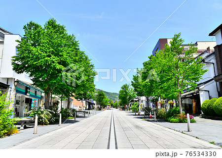 長野中央通り/善光寺方面を望む(長野県長野市)【2020.5】 長野中央通り/善光寺方面を望む(長野県長野市)【2020.5】 76534330