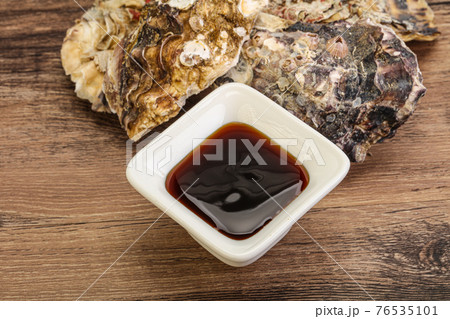 Oyster sauce in the bowl Oyster sauce in the bowl 76535101