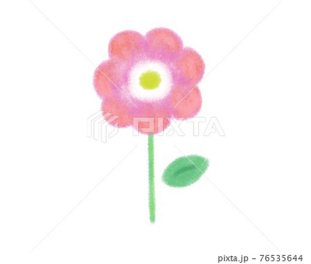 花 手描きかわいいイラストのイラスト素材