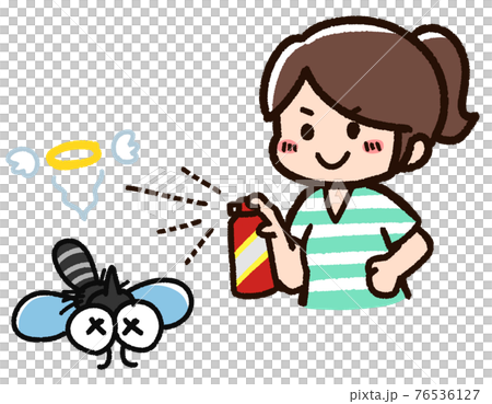 Female mosquitoes using pesticides Female mosquitoes using pesticides 76536127