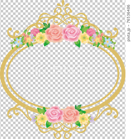 Flower gorgeous frame Flower gorgeous frame 76536486